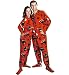 PajamaCity Ninja Monkey Polar Fleece Drop Seat Footed Pajamas for Teens and Adults Size 5 (5'6" to 5'7")
