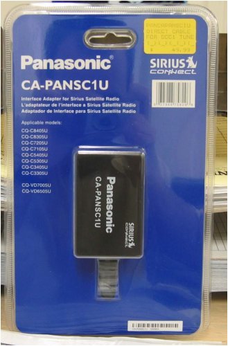 Panasonic Car Audio CAPANSC1U Interface Cable for 3G Sirius Connect Tuner