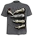 Spiral - Mens - DEATH GRIP - T-Shirt Charcoal
