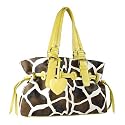 New Fashion Design Women Purse Handbag Giraffe Animal Print Toto Hobo Bag