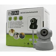 INSTAR IN-3010 (weiss) ORIGINAL steuerbare Pan Tilt WLAN IP Kamera mit max. 15 festen Kamerapositonen, eingebautem Motor, Mikrofon, Lautsprecher, Alarm IO Ein/Ausgang sowie mit IR Nachtsicht. F�r MAC / Windows / Linux / Android und IPhone! JETZT FINDEN SIE BEI AMAZON AUCH 155 GRAD WEITWINKELOBJEKTIVE ETC. F�R DIE IN-3010 !