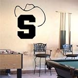 Ncaa Wall Mural Vinyl Sticker Sports Logos Stetson Hatters (S931)