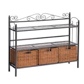 SEI Celtic 3-Drawer Storage Shelf