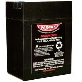 Parmak 6 Volt Gel Cell Battery for Solar Powered Electric Fences #901 from Electric Fences