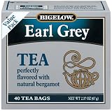 Bigelow Earl Grey Tea, 40-Count Boxes (Pack of 6)