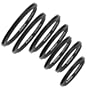 Fotodiox 7 Metal Step Up Ring Set, Anodized Black Metal 49-52mm, 52-55mm, 55-58mm, 58-62mm, 62-67mm, 67-72mm, 72-77mm