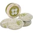 Cocktail Plates, Boxed Set of 4, Grapes Theme