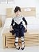 EGELEXY Girls Toddler Princess Long Sleeve Tulle Tutu Mini Dress