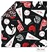 Funkins Cloth Napkin/Placemat for Kids: Baseball Buddies, Black