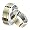 Allegra - Stunning Two Tone Comfort Fit Wedding Band for Him & Her! Custom Made! Choose your Size.