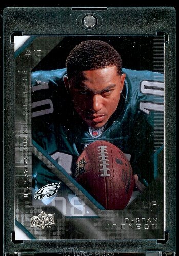 2008 Upper Deck (UD) Rookie Premiere # 2 DeSean Jackson RC - Rookie Card - Philadelphia Eagles - NFL Trading Card - In Protective Scew Down Display Case