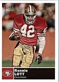 2010 Topps Magic Football Card # 150 Ronnie Lott - San Francisco 49ers - NFL Trading Card in Screwdown Case!