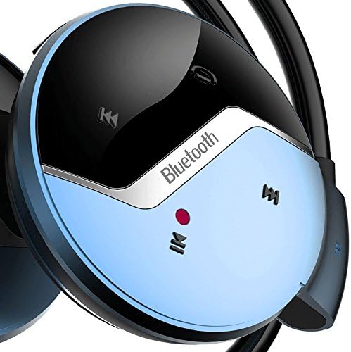 Alisable Mini808 Universal Wireless Stereo Bluetooth 4.0 Earphone Sport Headset Music Headphone with Built-in Microphone CSR8635 HandsFree Calling TF Card FM Function For Apple iPhone iPad Samsung HTC LG Blackberry MI Sony Nokia BH503 All Bluetooth Enabled Devices (blue)