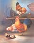 Chicken Hen Coop - Art Poster - 16 x 20