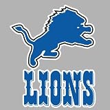 Detroit Lions Auto Car Bumper Decal Sticker 7.5 X 6.25