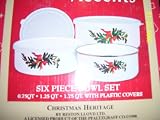 Pfaltzgraff Christmas Heritage 6-Piece Small Bowl Set