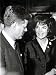 Jackie and John Fitzgerald Kennedy Fashion Photographic Poster Print by Luc Fournol, 12x16