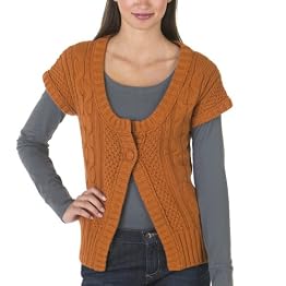 Juniors' Mossimo Supply Co. Short-Sleeve Cable Knit Cardigan - Rusty Treasure Juniors' Mossimo Supply Co. Short-Sleeve Cable Knit Cardigan - Rusty Treasure