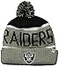 47 Brand Hats Men's The Oakland Raiders Calgary Pom Beanie