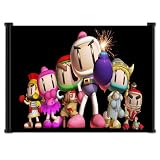 Bomberman Game Fabric Wall Scroll Poster (28