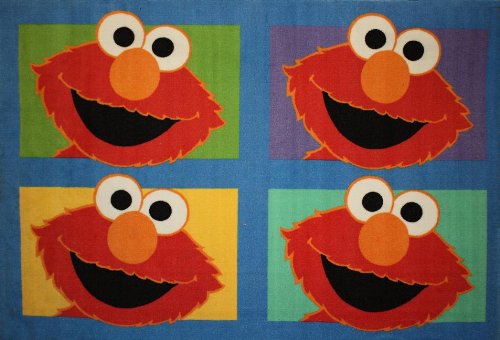 Sesame Street Elmo Rug (4.25 X 6.5)