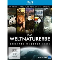 Das Weltnaturerbe - Sch�tze unserer Erde (5 Disc-Set) [Blu-ray]