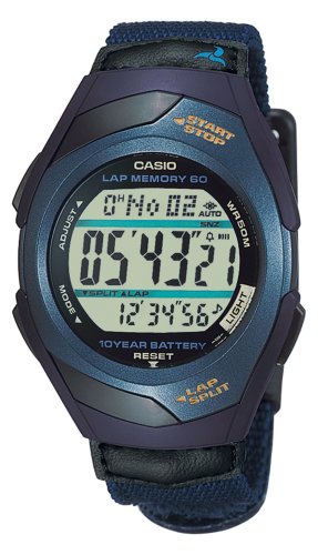 Casio Sport Unisex-Armbanduhr Laufuhr Digital Quarz STR-300B-2VER
