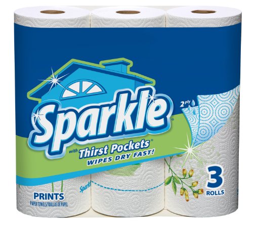 Sparkle Towels Roll 3-Count of 10)