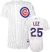 Derrek Lee Majestic Home Authentic Onfield Cool Base Chicago Cubs Jersey