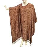 Jamawar Paisley Long Sleeves Cotton Kaftan Caftan Comfortable Wear (Free Shipping) Cftn0115rr