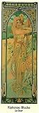 Jour (Day) - Artist: Alphonse Mucha - Art Print Poster Size: 11.75 by 35.50 inches