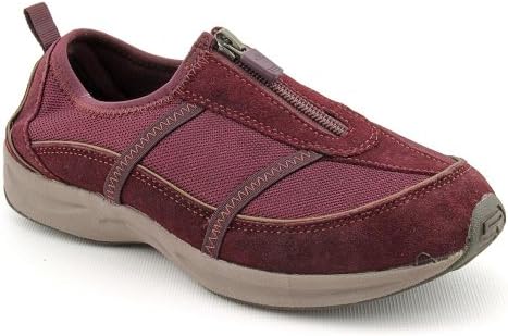 Easy Spirit Active Amore Womens Size 9 Burgundy Suede Sneakers Shoes