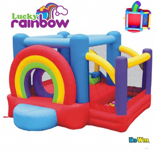 KidWise Lucky Rainbow Bouncer