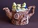 Paul Cardew Signed Mini Teapot - Cardew Blue 