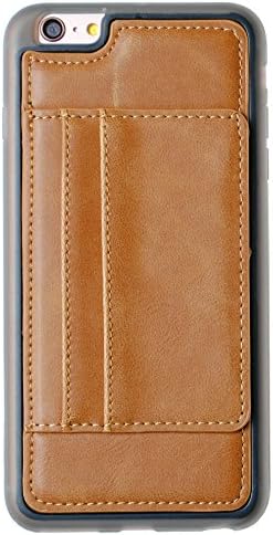 iPhone 6/6S Plus Case, [Wallet Case] SMALL COLOR® [KICKSTAND] Slim Protective Wallet Cover Case with Stand Feature and Credit Card ID Holders Case for Apple iPhone 6/6S Plus (5.5) (light brown)