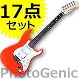 Photogenic エレキギター【エレキギター初心者セット】限定17点セット【ST180カラー:OR】