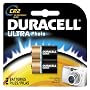 Duracell Ultra Lithium Battery 3V, CR2, 2 batteries (Pack of 2)