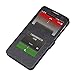 podofo New Ultra-Thin Pu Luxury Flip Leather Case Cover with Smart Windows for Lenovo S8 S898t(Black)
