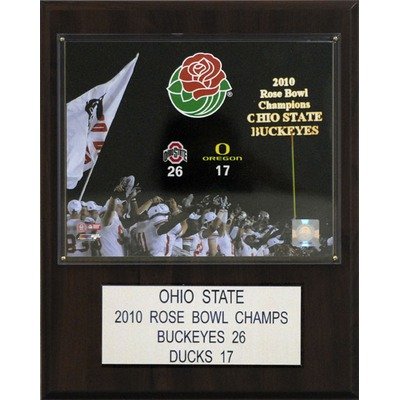 NCAA Football Ohio State 2010 Rose Bowl Champions Plaque