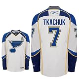 TKACHUK #7 St Louis Blues RBK Premier NHL Hockey Jersey by Reebok (NHLPA Certified Custom Sewn Authentic Twill)