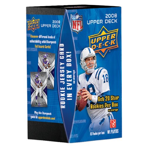 2008 Football Trading Cards (Blaster Box) from Upper Deck