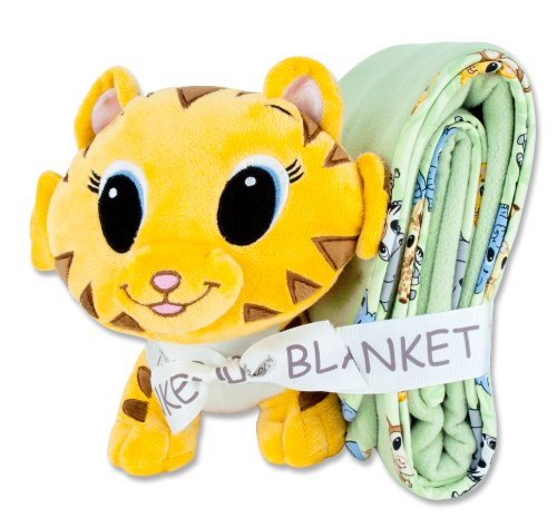 Trend Lab Plush with Blanket Gift Set, Tiger
