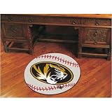 29 Round Missouri Tigers Baseball Mat