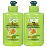 Garnier Conditioning Cream, Intensely Smooth Leave-in, Sleek & Shine 10.2 fl oz (300 ml)
