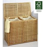Wenko 8262500 Wäschetruhe 2-er Nordic FSC
