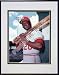 Lou Brock, St. Louis Cardinals Double Matted 8