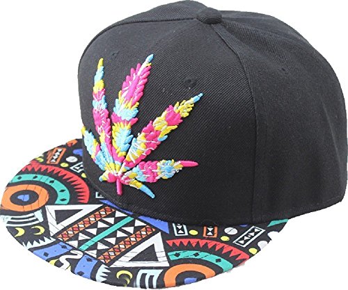 Yoxo hip pop marijuana weed snapback cap hat men baseba…