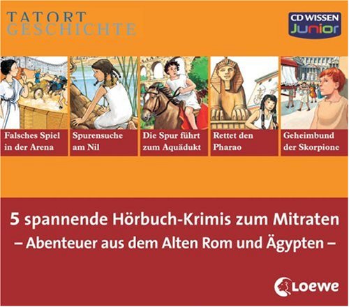 Tatort Geschichte Sammelbox - Abenteuer aus dem Alten Rom und �gypten, 10 Audio-CDs