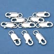 10 Sterling Silver Lobster Claw Clasps Jewelry Findings