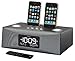 Ihome Ip88 Dual Dock Alarm Clock Radio For Ipod And Iphone (gray) Image #2